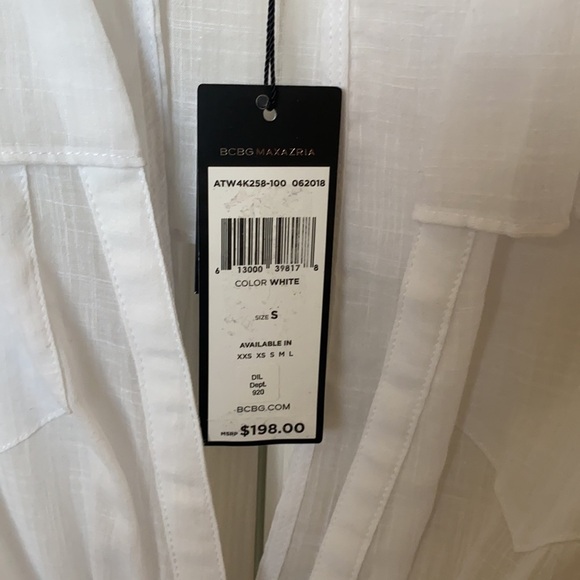 BCBGMaxAzria Caplet  Drawstring Top - Picture 6 of 7